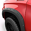 BLF1002 Front and Rear, Driver and Passenger Side Fender Flares, Black