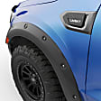 BLF1007 Front and Rear, Driver and Passenger Side Fender Flares, Black
