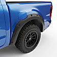 BLF1007 Front and Rear, Driver and Passenger Side Fender Flares, Black