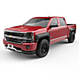 2014 Chevrolet Silverado 1500 - Front and Rear, Driver and Passenger Side, Fender Flares, 69.3 in. Bed, 4-Door, Black, Crew Cab Pickup