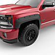 2014 Chevrolet Silverado 1500 - Front and Rear, Driver and Passenger Side, Fender Flares, 69.3 in. Bed, 4-Door, Black, Crew Cab Pickup