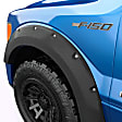 2010 Ford F-150 - Front and Rear, Driver and Passenger Side, Fender Flares, 78.8 in. Bed, 2-Door, Standard Cab Pickup, Black