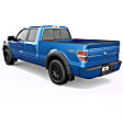2010 Ford F-150 - Front and Rear, Driver and Passenger Side, Fender Flares, 78.8 in. Bed, 2-Door, Standard Cab Pickup, Black