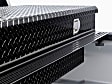 93450 Trifecta 2.0 Toolbox Series Soft Folding Tonneau Cover, Leather Grained Vinyl Fits Approx. 6 ft. 6 in. Bed