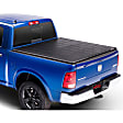 92637 Trifecta 2.0 Series Soft Folding Tonneau Cover, Leather Grained Vinyl Fits Approx. 5 ft. Bed
