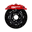 BBK012RED-1 Big Brake Kit - Gloss Red High Temperature Painted Caliper, 2-Wheel Set