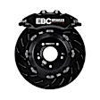 2015 Volkswagen Golf R - Big Brake Kit - Gloss Black High Temperature Painted Caliper, 2-Wheel Set