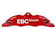 BC4101RED-R Front, Passenger Side Apollo-4 100 Series Brake Caliper, Sold Individually