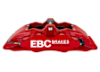 BC4101RED-R Front, Passenger Side Apollo-4 100 Series Brake Caliper, Sold Individually