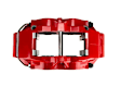 BC4101RED-R Front, Passenger Side Apollo-4 100 Series Brake Caliper, Sold Individually