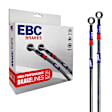 BLA7658-4L Front and Rear High Performance Series Brake Line, Braided stainless steel
