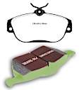 DP21095 Front Greenstuff 2000 Aramid Fiber Sport Aramid Fiber Brake Pad Set