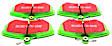 DP21112 Front Greenstuff 2000 Aramid Fiber Sport Aramid Fiber Brake Pad Set