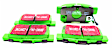DP21193 Rear Greenstuff 2000 Aramid Fiber Sport Aramid Fiber Brake Pad Set