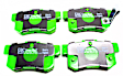 DP21193 Rear Greenstuff 2000 Aramid Fiber Sport Aramid Fiber Brake Pad Set