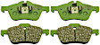 DP21221/2 Rear Greenstuff 2000 Aramid Fiber Sport Aramid Fiber Brake Pad Set
