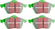 DP21392 Rear Greenstuff 2000 Aramid Fiber Sport Aramid Fiber Brake Pad Set