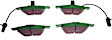 DP21495 Front Greenstuff 2000 Aramid Fiber Sport Aramid Fiber Brake Pad Set