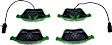 DP21495 Front Greenstuff 2000 Aramid Fiber Sport Aramid Fiber Brake Pad Set