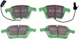 DP21510 Front Greenstuff 2000 Aramid Fiber Sport Aramid Fiber Brake Pad Set