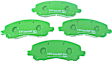 DP21614 Front Greenstuff 2000 Aramid Fiber Sport Aramid Fiber Brake Pad Set