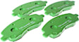 DP21614 Front Greenstuff 2000 Aramid Fiber Sport Aramid Fiber Brake Pad Set