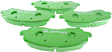 DP21614 Front Greenstuff 2000 Aramid Fiber Sport Aramid Fiber Brake Pad Set