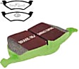 DP21625 Rear Greenstuff 2000 Aramid Fiber Sport Aramid Fiber Brake Pad Set