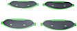 DP21688 Front Greenstuff 2000 Aramid Fiber Sport Aramid Fiber Brake Pad Set