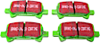 DP21715 Rear Greenstuff 2000 Aramid Fiber Sport Aramid Fiber Brake Pad Set