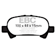 DP21715 Rear Greenstuff 2000 Aramid Fiber Sport Aramid Fiber Brake Pad Set