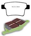 DP21731 Rear Greenstuff 2000 Aramid Fiber Sport Aramid Fiber Brake Pad Set