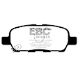 DP21955 Rear Greenstuff 2000 Aramid Fiber Sport Aramid Fiber Brake Pad Set