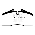 DP2767 Front Greenstuff 2000 Aramid Fiber Sport Aramid Fiber Brake Pad Set