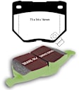 DP2826 Rear Greenstuff 2000 Aramid Fiber Sport Aramid Fiber Brake Pad Set