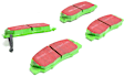 DP2872 Front Greenstuff 2000 Aramid Fiber Sport Aramid Fiber Brake Pad Set