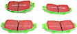 DP2872 Front Greenstuff 2000 Aramid Fiber Sport Aramid Fiber Brake Pad Set