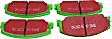 DP2911 Front Greenstuff 2000 Aramid Fiber Sport Aramid Fiber Brake Pad Set
