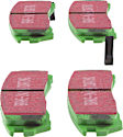 DP2988 Front Greenstuff 2000 Aramid Fiber Sport Aramid Fiber Brake Pad Set