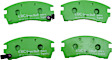 DP2988 Front Greenstuff 2000 Aramid Fiber Sport Aramid Fiber Brake Pad Set