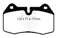 DP31032C Front Redstuff Ceramic Low Dust Aramid Fiber Ceramic Brake Pad Set