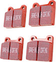 DP3104C Redstuff Ceramic Low Dust Aramid Fiber Ceramic Brake Pad Set