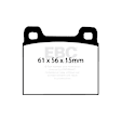 DP3104C Redstuff Ceramic Low Dust Aramid Fiber Ceramic Brake Pad Set