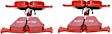 DP31118C Rear Redstuff Ceramic Low Dust Aramid Fiber Ceramic Brake Pad Set
