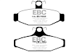 1987 Chevrolet Corvette - Rear Aramid Fiber Ceramic Brake Pad Set, FMSI Pad No. D295, Redstuff Ceramic Low Dust