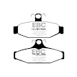 1987 Chevrolet Corvette - Rear Aramid Fiber Ceramic Brake Pad Set, FMSI Pad No. D295, Redstuff Ceramic Low Dust