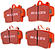 DP31207C Front Redstuff Ceramic Low Dust Aramid Fiber Ceramic Brake Pad Set