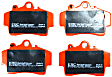 DP31207C Front Redstuff Ceramic Low Dust Aramid Fiber Ceramic Brake Pad Set