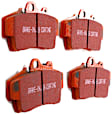 DP31207C Front Redstuff Ceramic Low Dust Aramid Fiber Ceramic Brake Pad Set