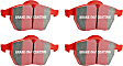 2010 Subaru Impreza - Front Aramid Fiber Ceramic Brake Pad Set, 2.5L 4Cyl, FMSI Pad No. D1001, Redstuff Ceramic Low Dust